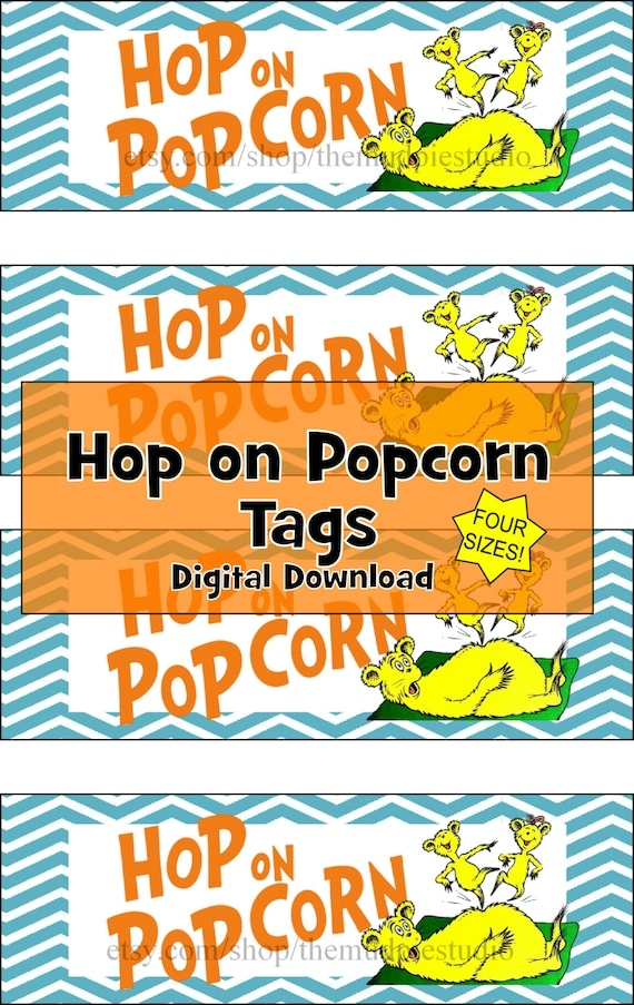 Hop On Popcorn Free Printable