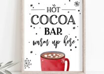Free Printable Hot Chocolate Bar Sign