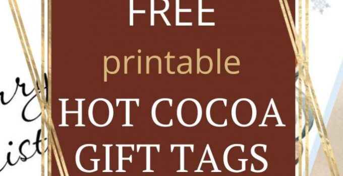 Free Printable Hot Cocoa Gift Tags