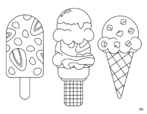 Ice Cream Coloring Pages 26 Printable Pages Printabulls