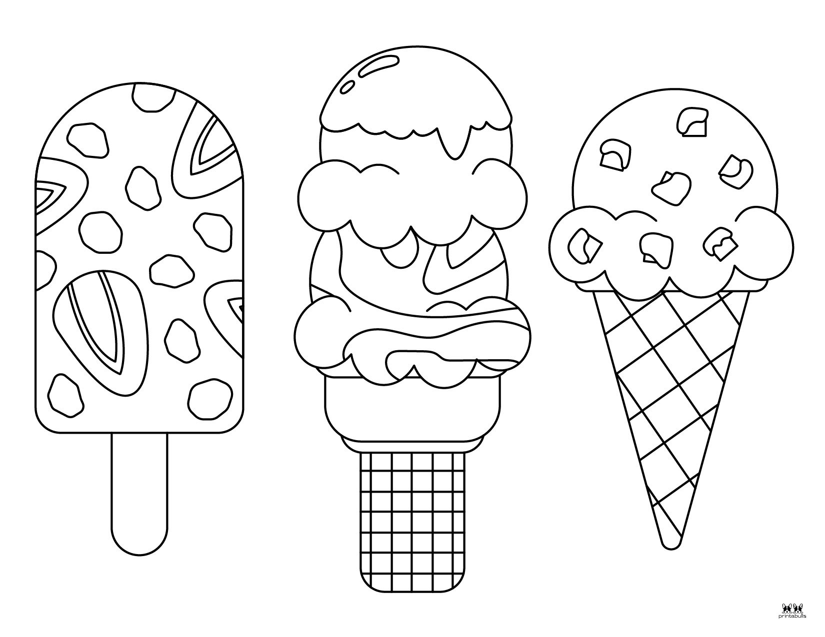 Free Printable Coloring Pages Ice Cream