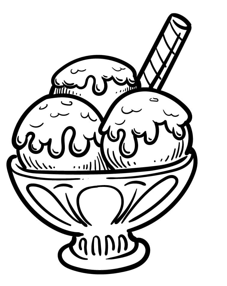 Ice Cream Coloring Pages Printable For Free Download