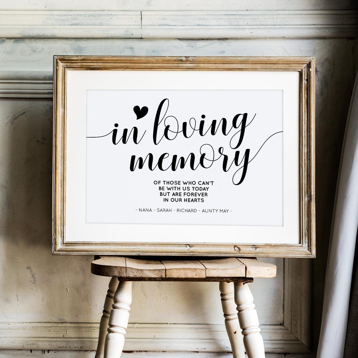 In Loving Memory Wedding Free Printable Printable Templates Free