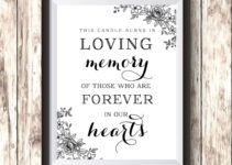 In Loving Memory Wedding Free Printable