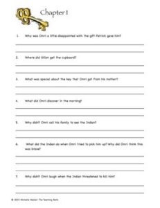 Indian In The Cupboard Free Printable Worksheets 159 Lyana Worksheets
