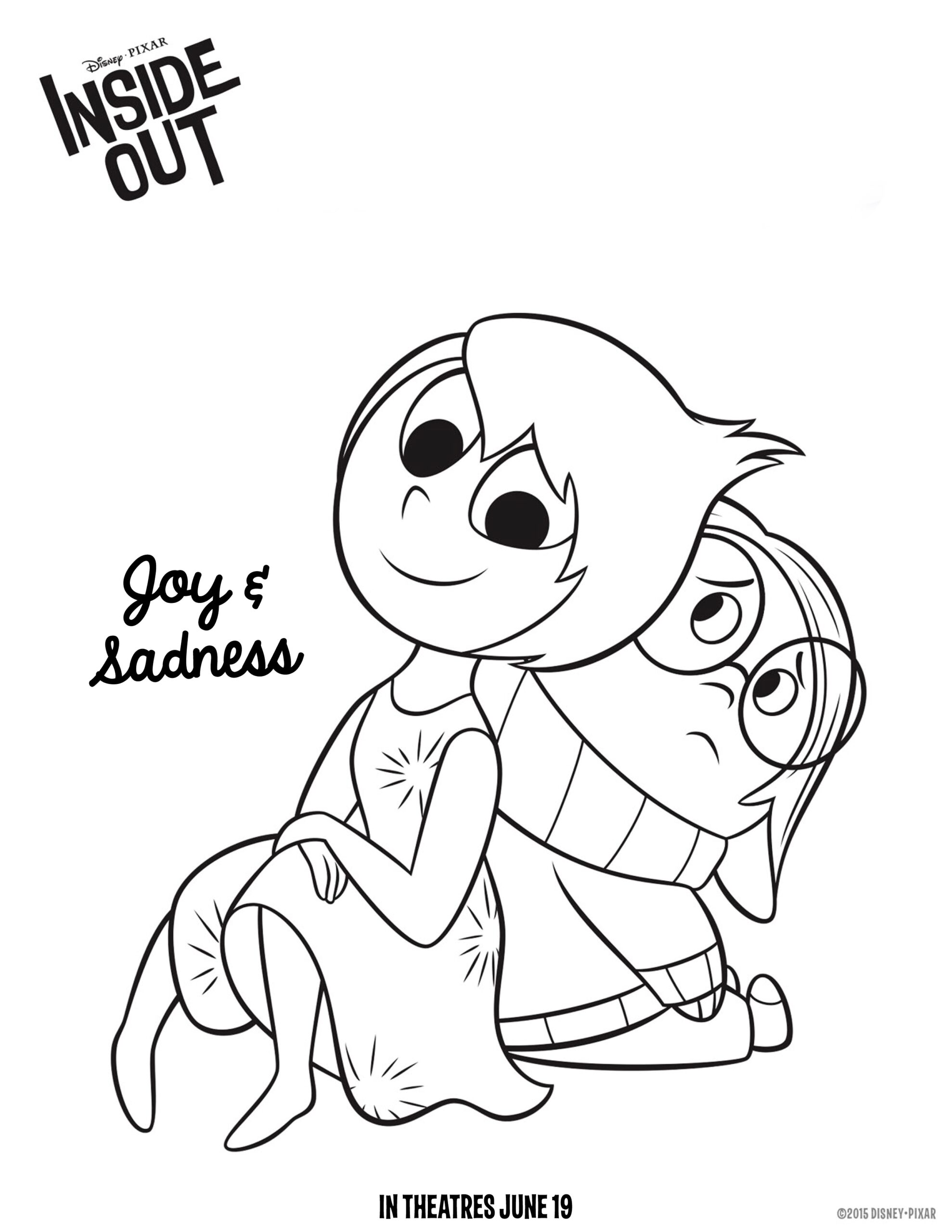 Inside Out Coloring Pages Best Coloring Pages For Kids