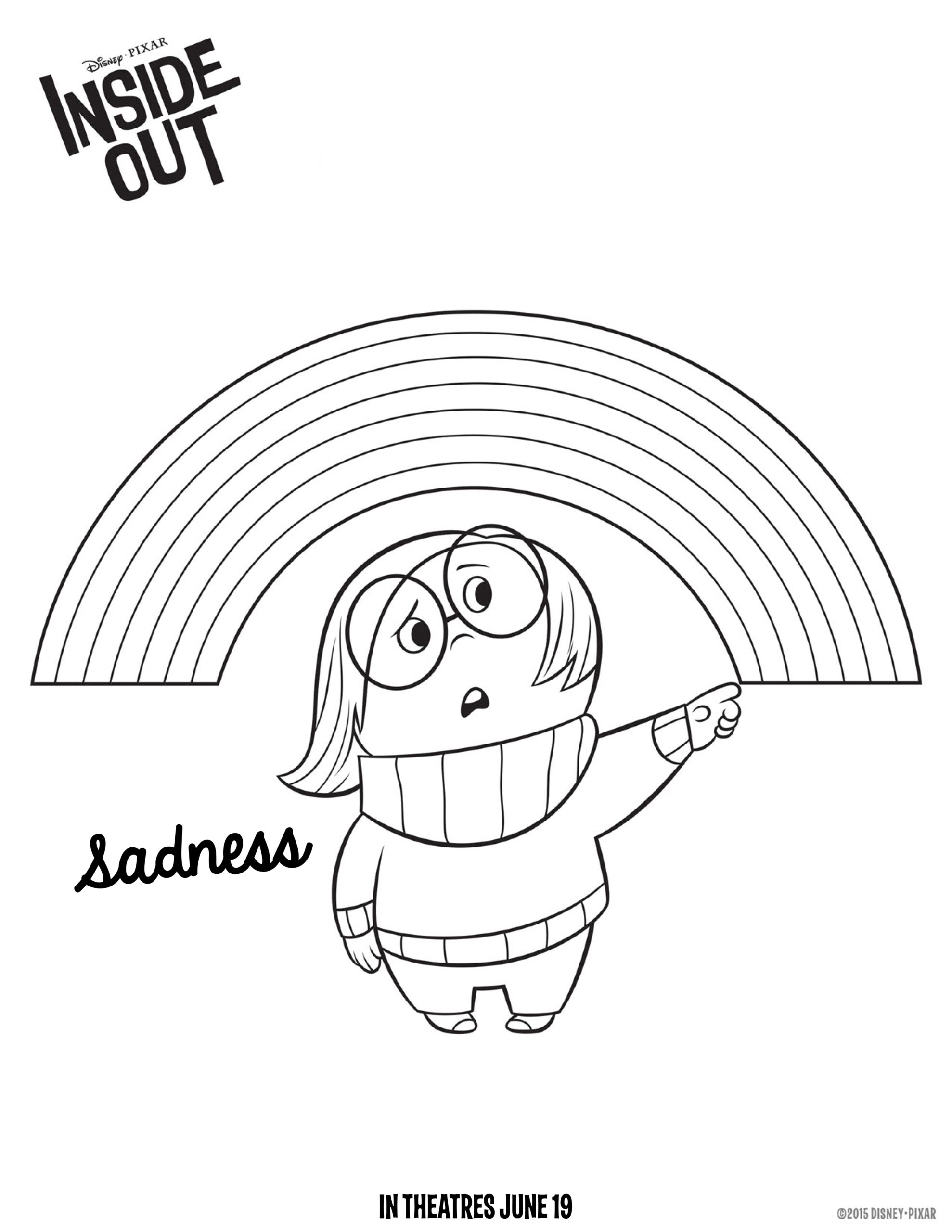 Inside Out Coloring Pages Best Coloring Pages For Kids