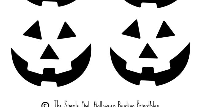 Jack O Lantern Faces Printable Free