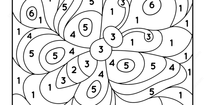 Free Printable Color By Number Pages