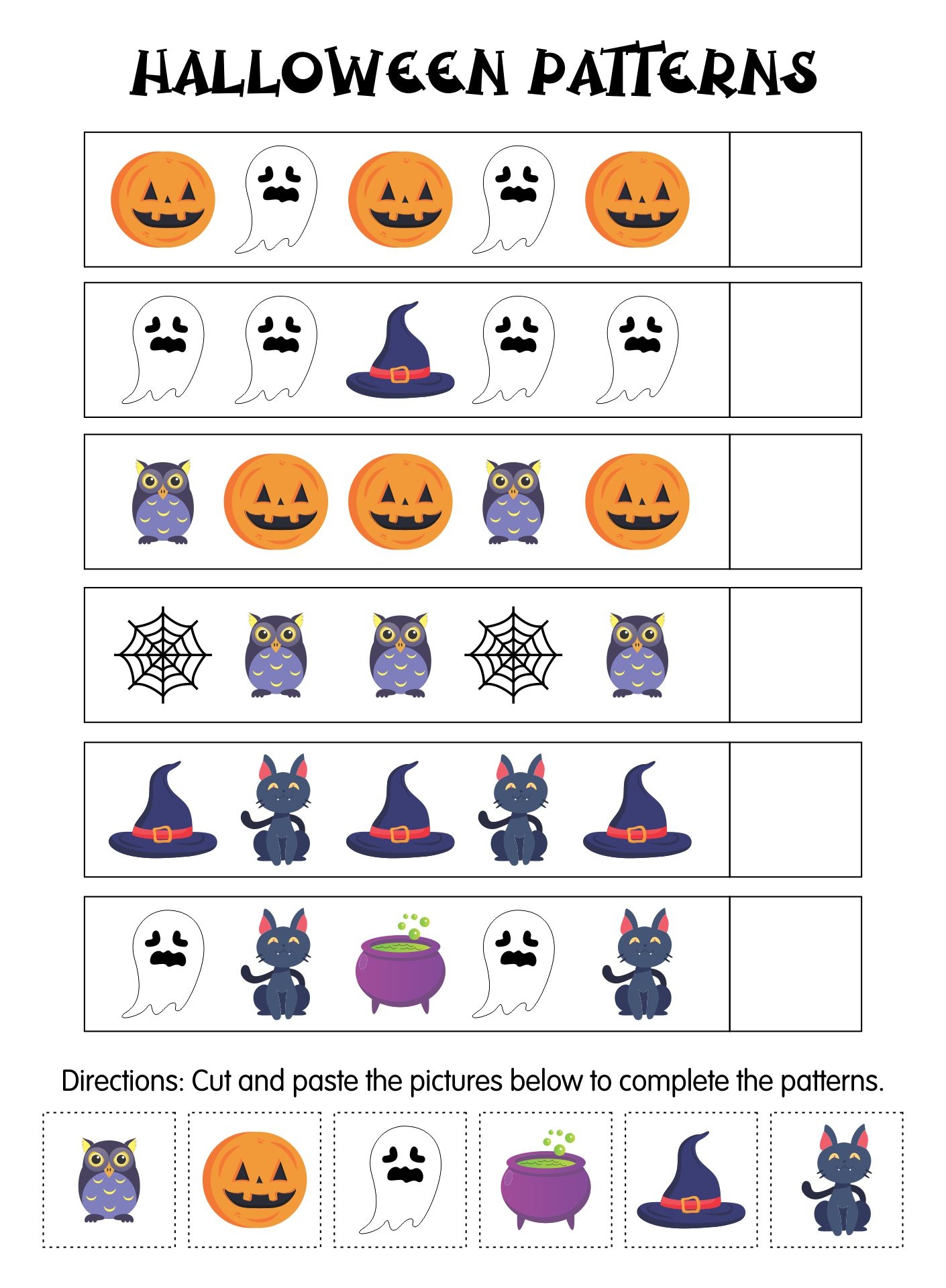 Kindergarten Halloween Spelling Worksheet Printable Free Halloween 