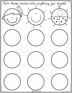 Kindergarten Printable Art Worksheets