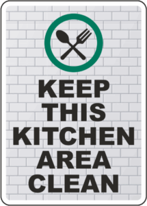 Kitchen Signs Funny Office Cleaning Please Clean Up After Yourself Sign