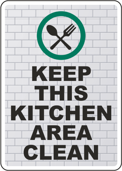 Free Printable Keep Kitchen Clean Signs