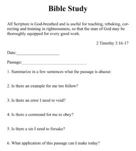 Kjv Bible Study Printable Worksheets Printable Worksheets