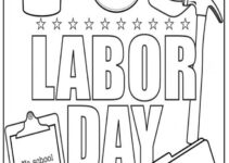 Labor Day Coloring Pages Free Printable