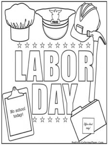 Labor Day Coloring Pages Free Printable At GetColorings Free