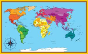 Large World Map 10 Free PDF Printables Printablee World Map