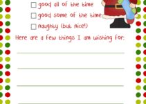 Free Printable Christmas Letters To Santa