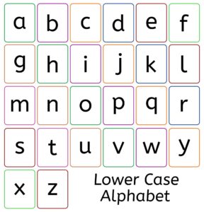 Lower Case Letters Printables Free