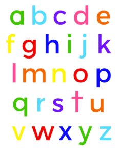 Lowercase Letters Printable Printable Letters To Cut Out