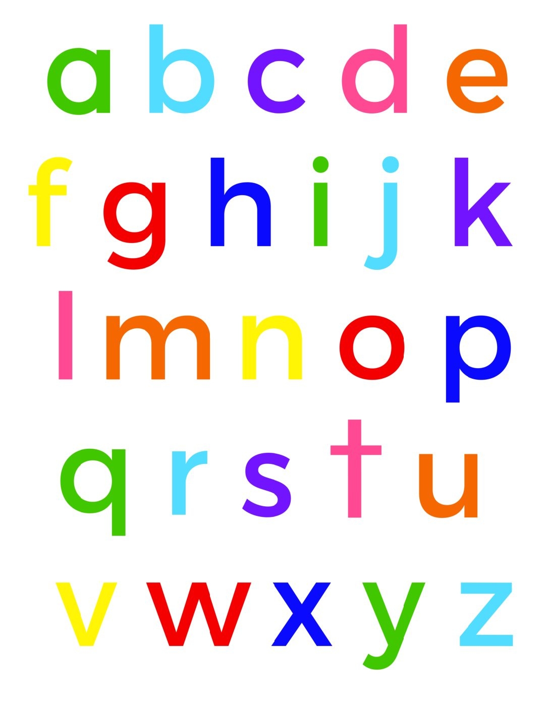 Lowercase Letters Printable Printable Letters To Cut Out