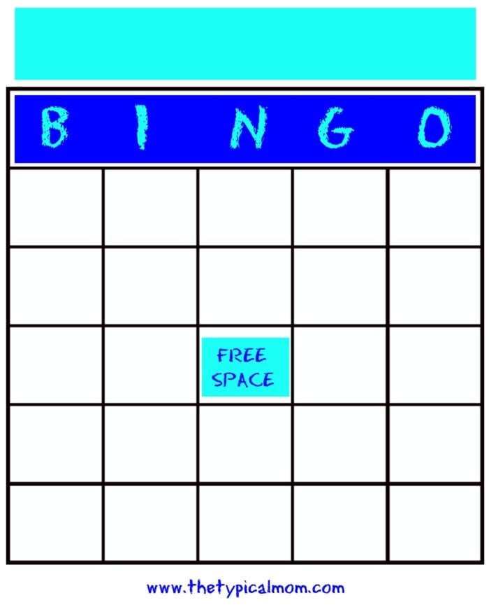 Make Your Own Bingo Cards For Teachers Free Printable Worksheet