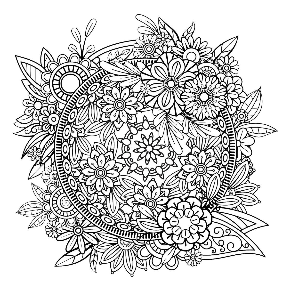 Mandala Coloring Pages Free Printable Coloring Pages Of Mandalas For 