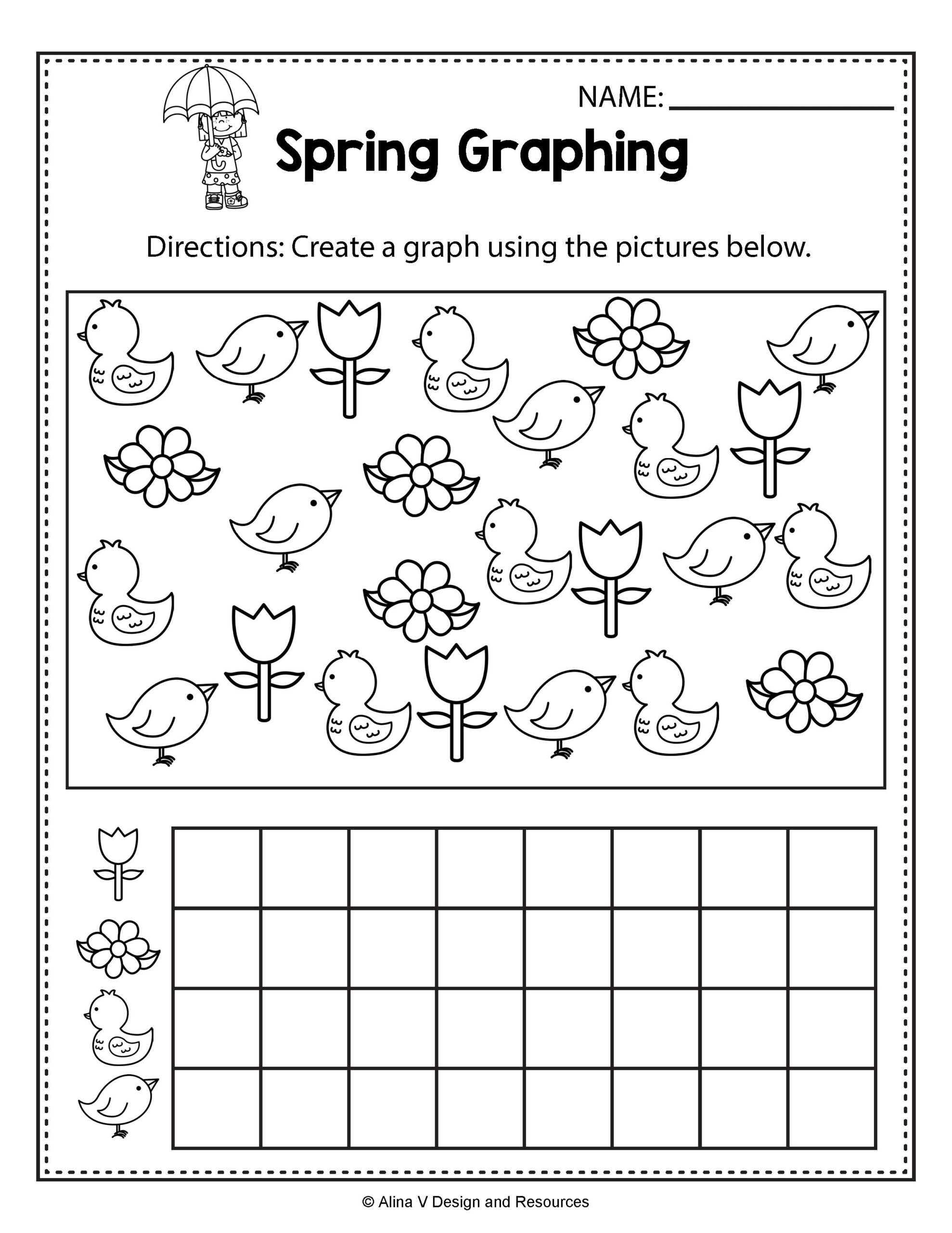 Math Spring Worksheets