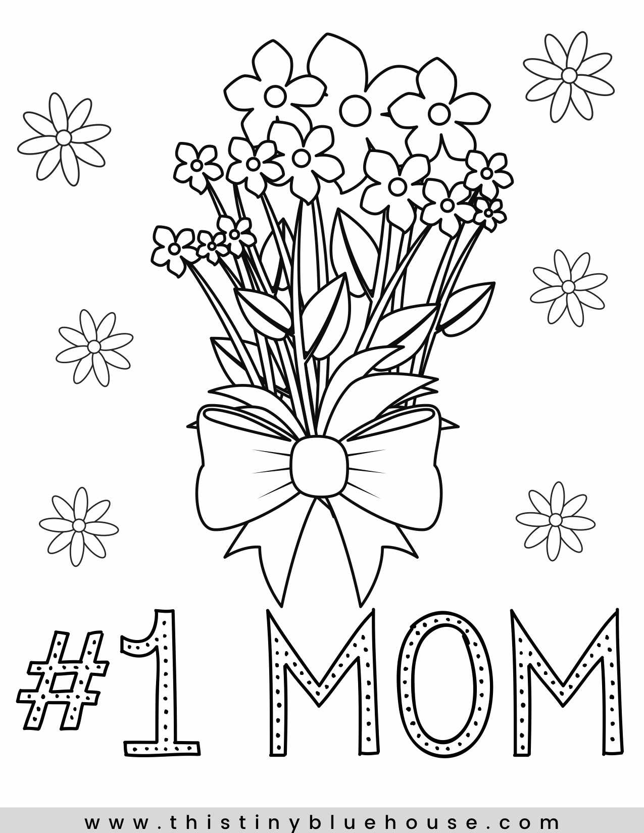 Mother 39 s Day Coloring Pages Printable