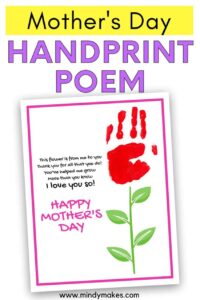 Mother 39 s Day Hand Print Poem Free Printable MindyMakes