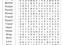 Free Printable Mother’S Day Word Search