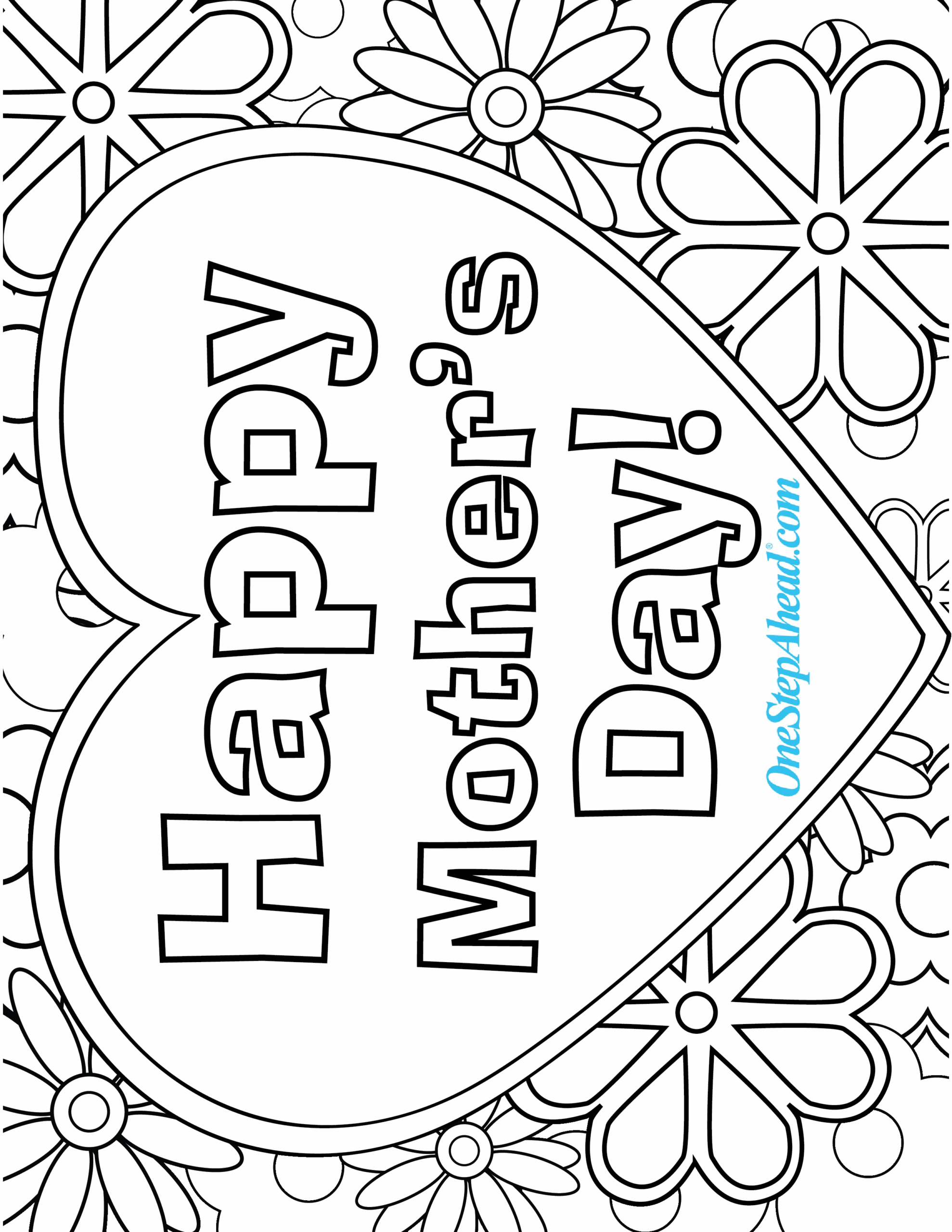 Mother Day Coloring Pages To Print At GetDrawings Free Download