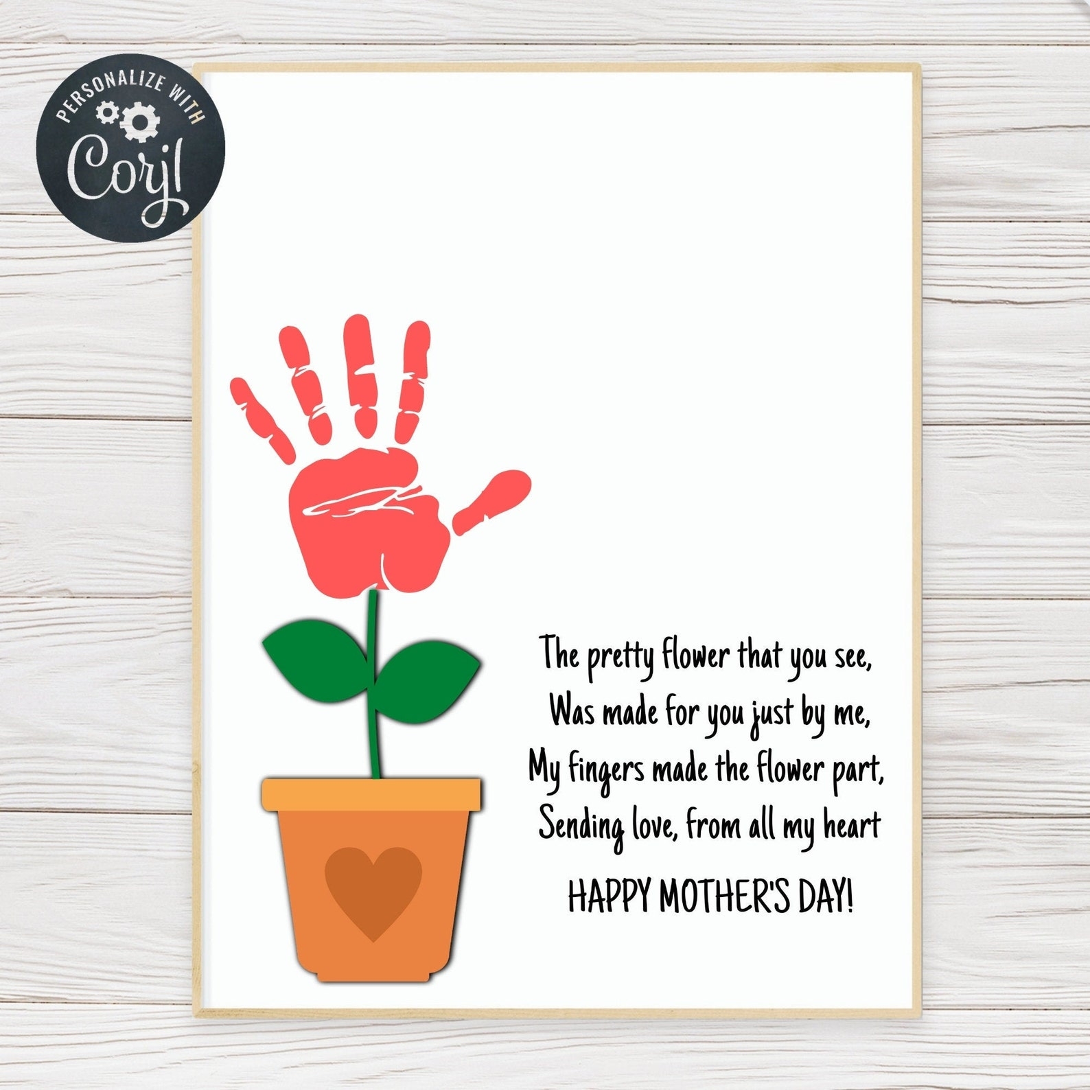 Mother S Day Handprint Poem Handprint Art With Free P Vrogue co