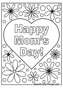 Mothers Day Coloring Pages Free Printable Printable Word Searches