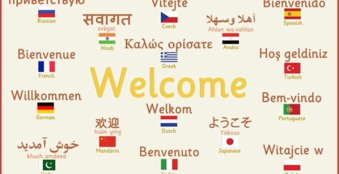 Free Printable Welcome Poster In Different Languages