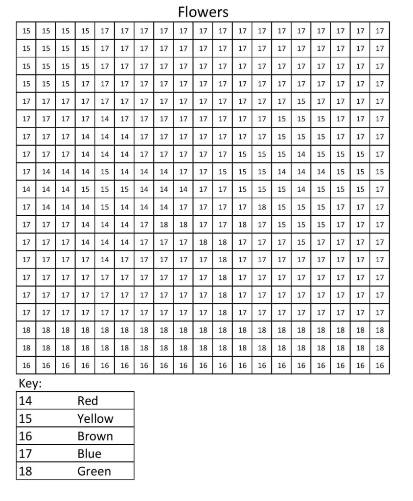 Free Printable Mystery Color By Number