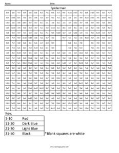Mystery Color By Number Pages