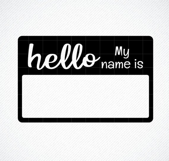 Hello My Name Is Printable Free
