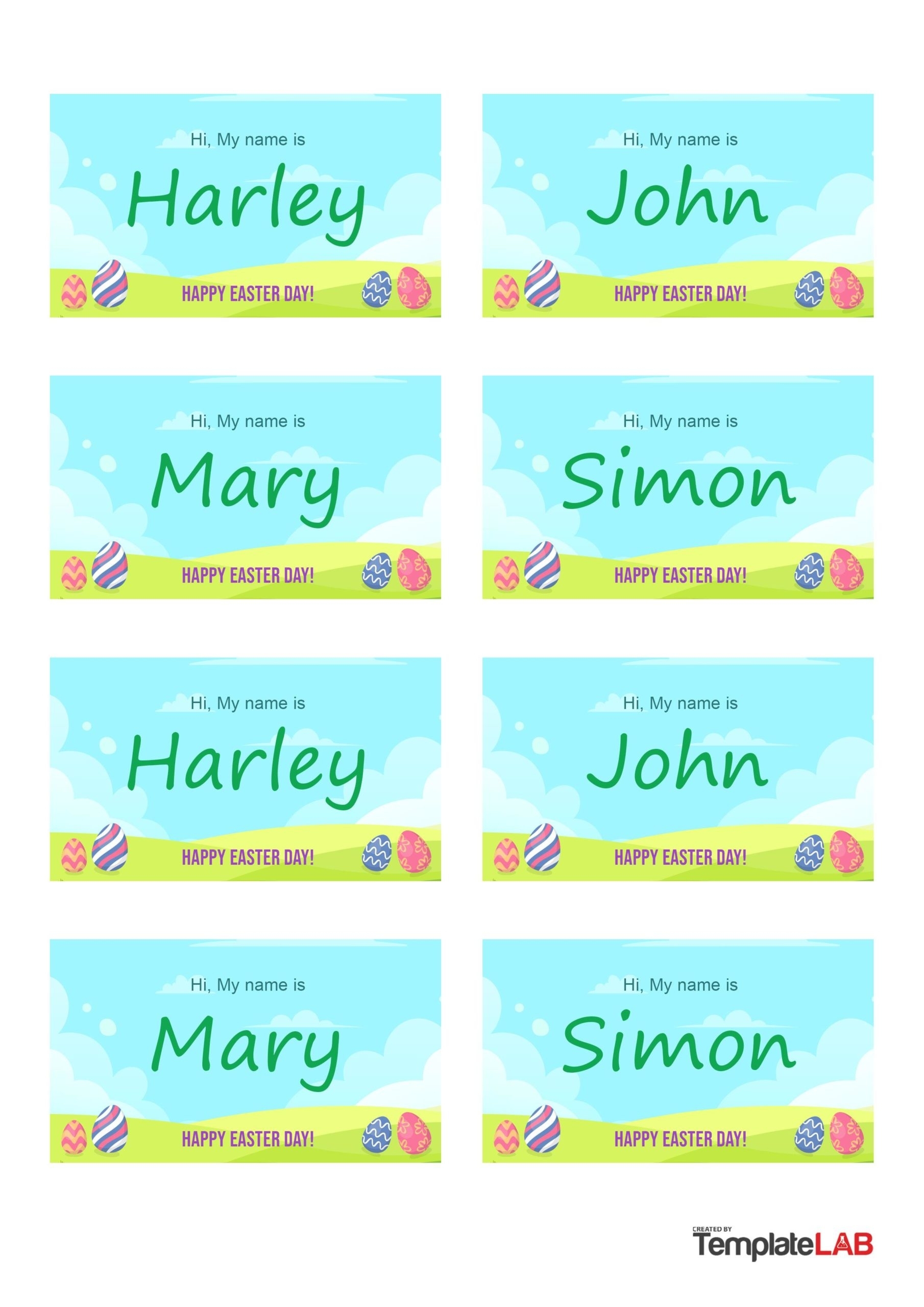 Free Printable Templates For Name Tags