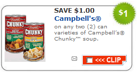 New 1 Off Campbell s Chunky Soup Printable Coupon