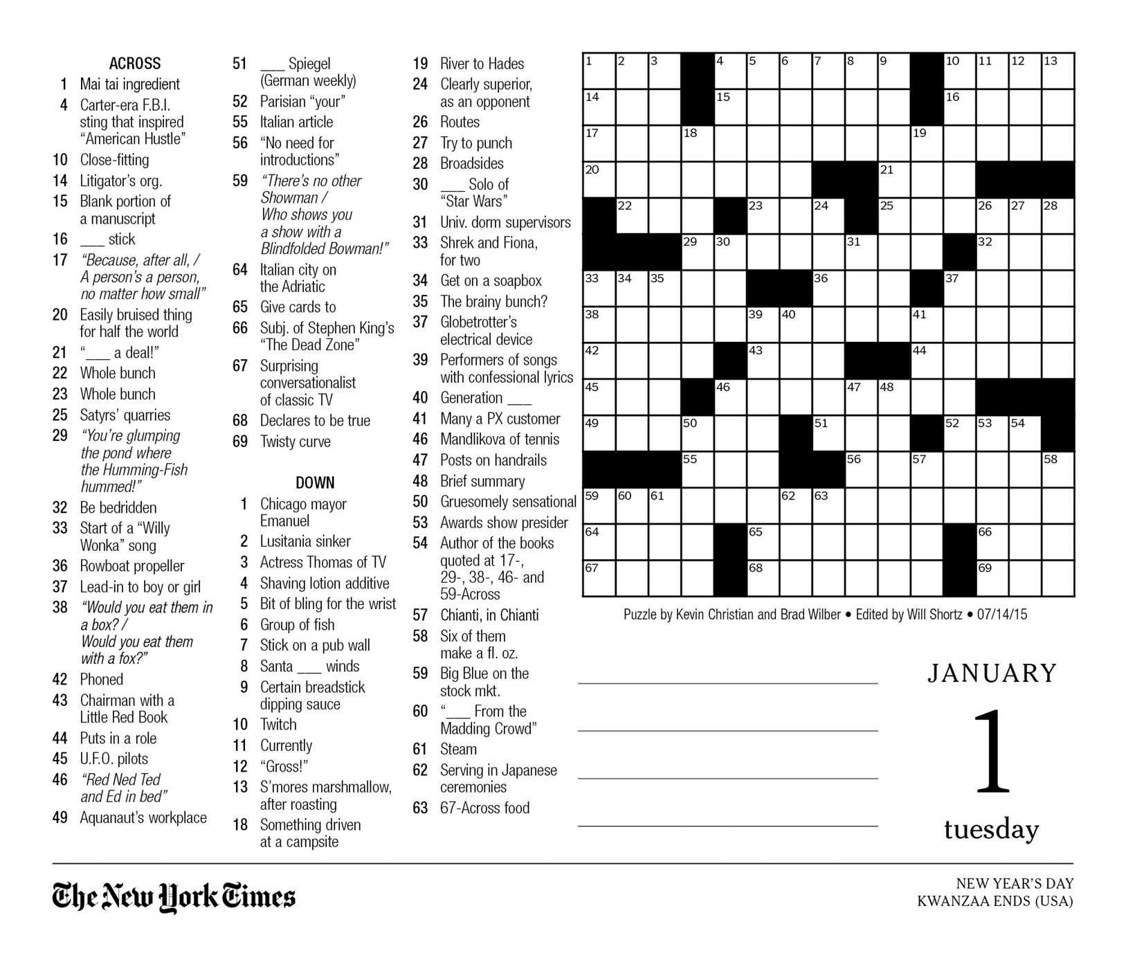 New York Times Monday Crossword Printable Free FreePrintableTM 