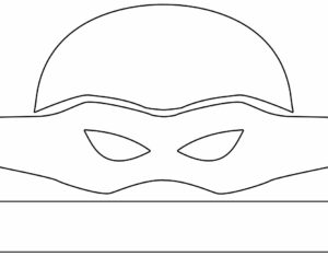 Ninja Turtle Mask Printable Template