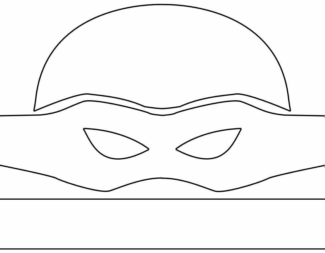 Ninja Turtle Mask Printable Template