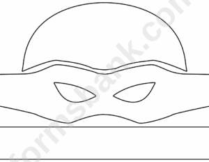 Ninja Turtle Mask Template Printable Pdf Download