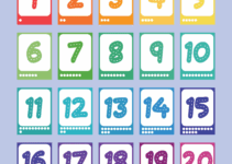 Free Number Flash Cards Printable 1 20