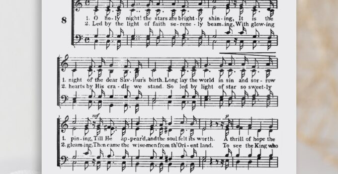 Free Printable O Holy Night Sheet Music