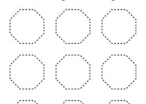 Free Printable Octagon Worksheets For Preschoolers