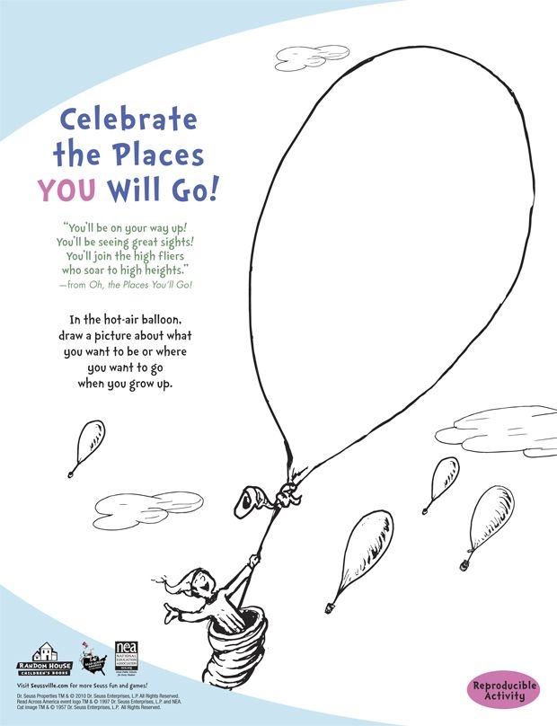 Free Printable Oh The Places You'Ll Go
