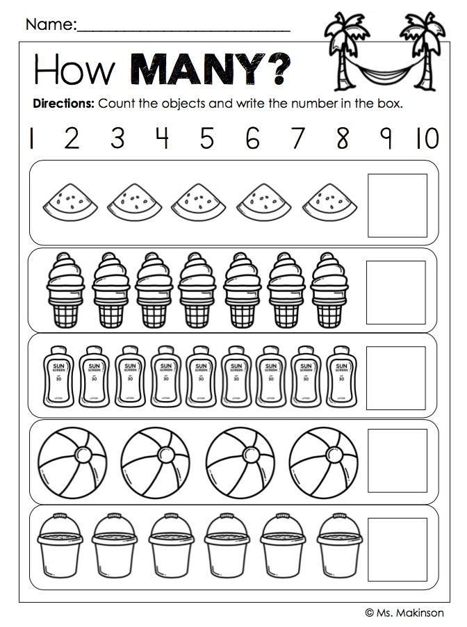 Free Printable Activity Sheets For Kindergarten