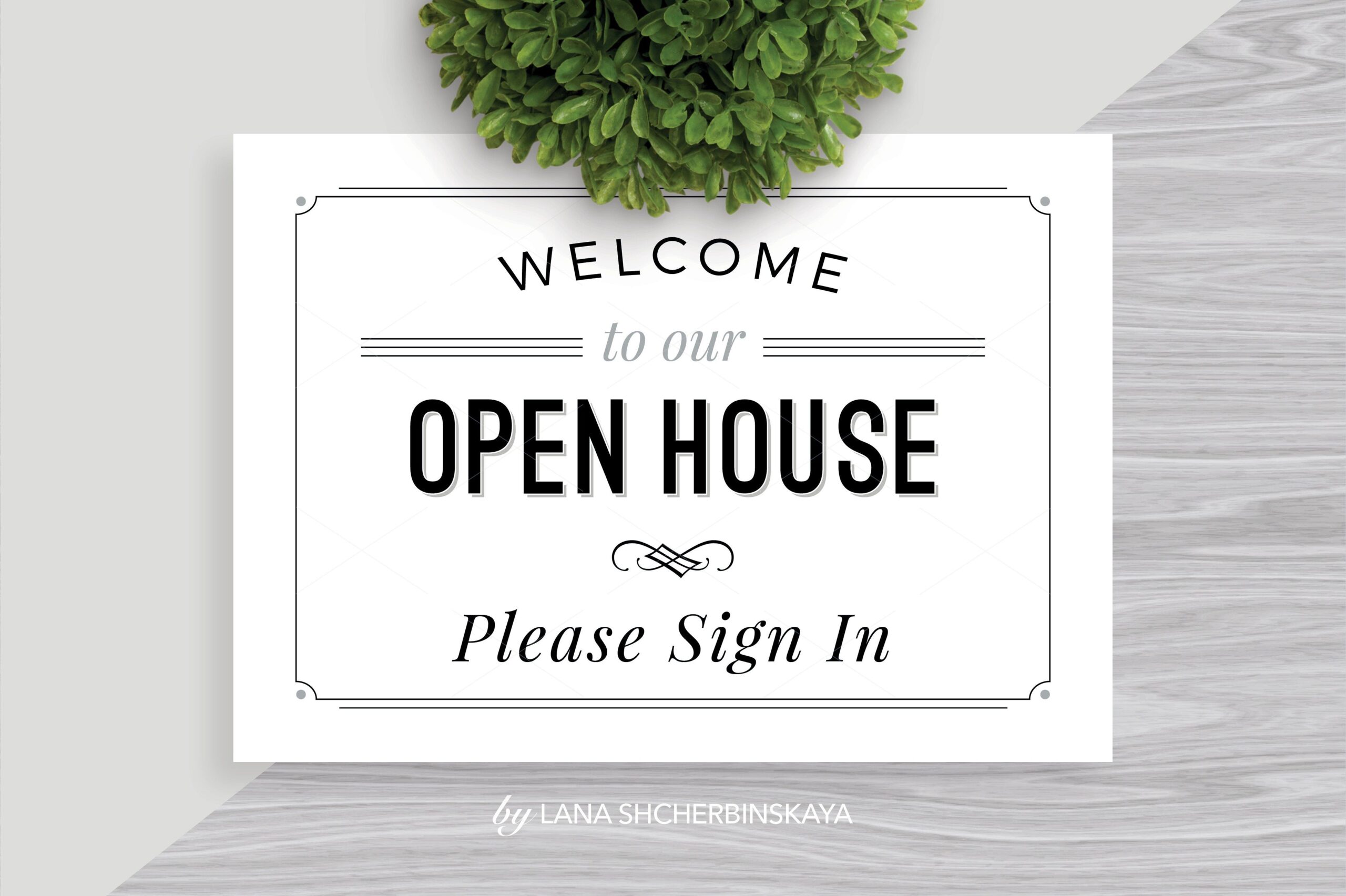 Open House Welcome Sign Printable Free Printable Word Searches